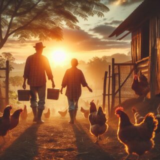 a quelle heure rentrer les poules