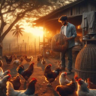 enfermer les poules la nuit