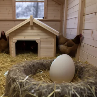 faux oeuf poulailler