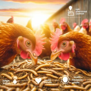 les vers de farine pour poules pondeuses